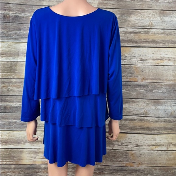 Susan Graver Blue Blouse - Picture 5 of 7